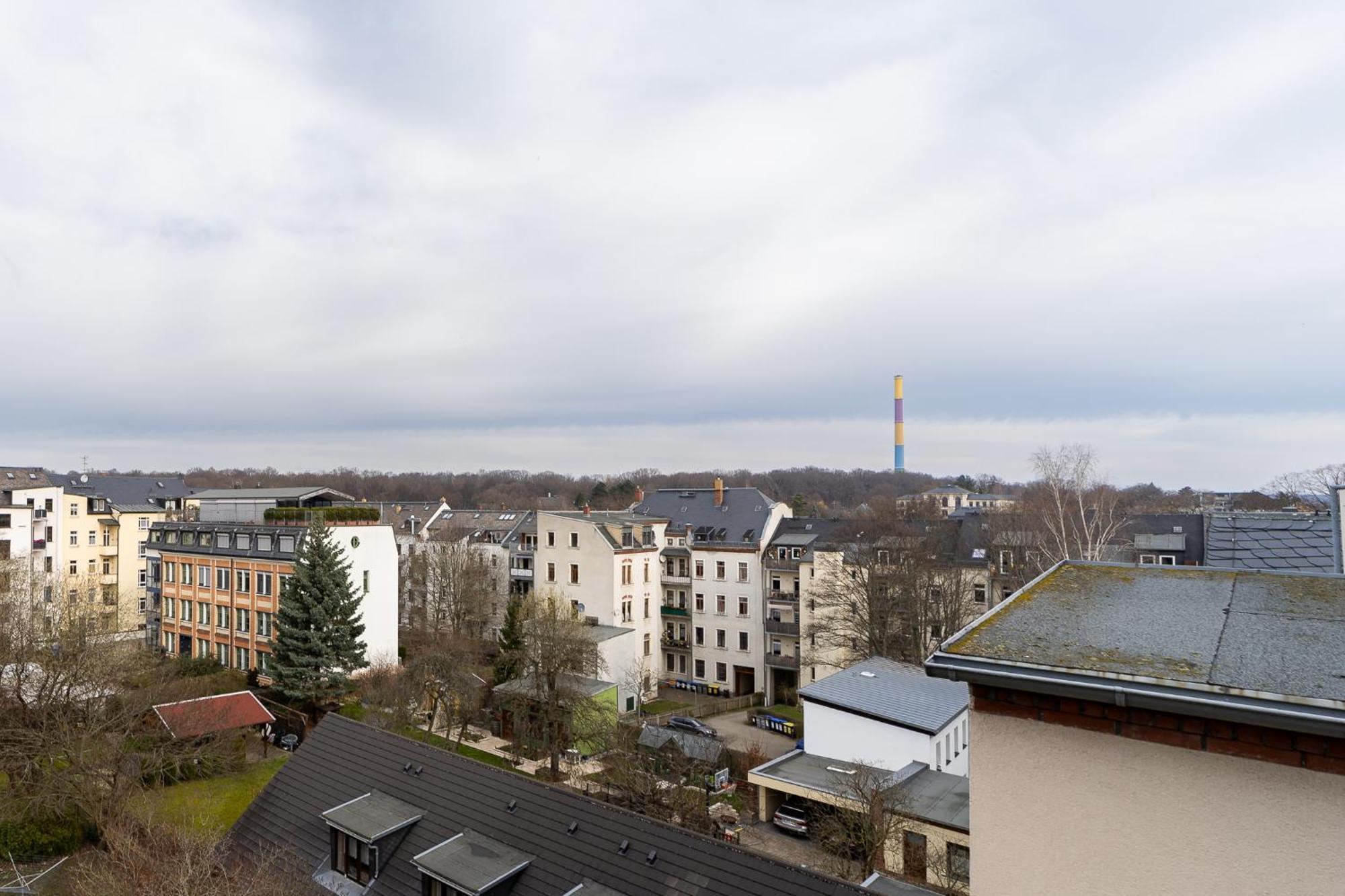 Schlossberg-Domizil Mit Weitblick - Arbeitsplatz, Balkon, Netflix, Badewanne & Yogamatte Chemnitz Esterno foto